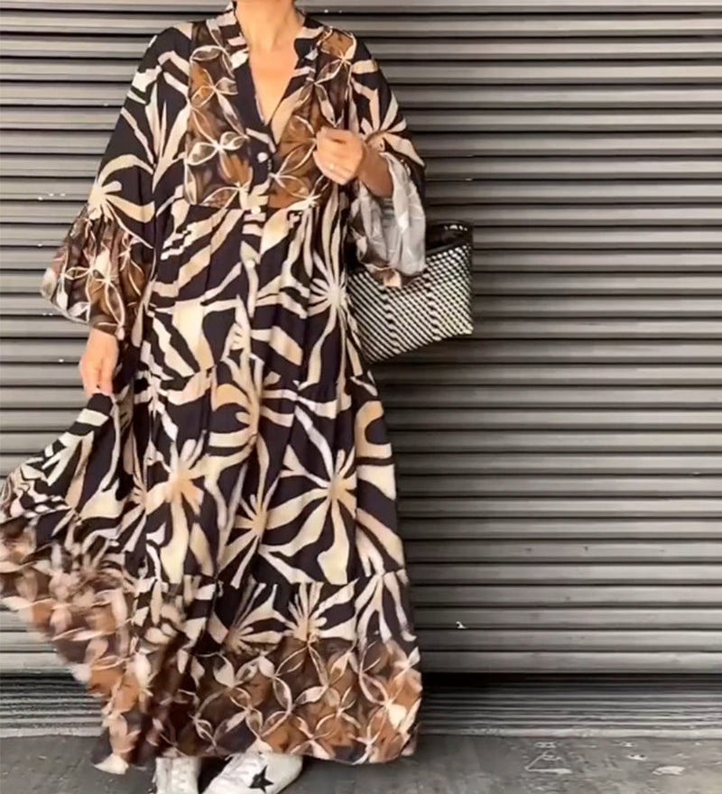 ANNA - Lockeres Kleid mit Aufdruck