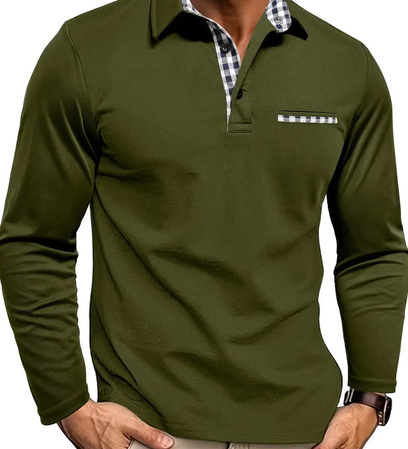 Willem - Poloshirt mit langen Ärmeln