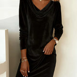 Rosalie - Damen Samtkleid