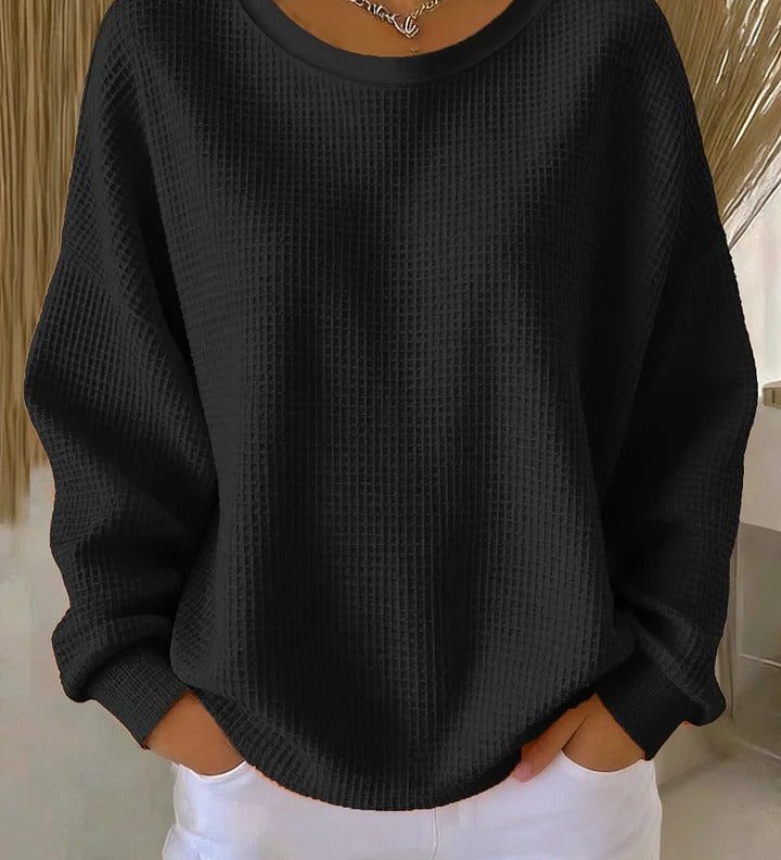 Elora - Texturiertes Sweatshirt für Damen