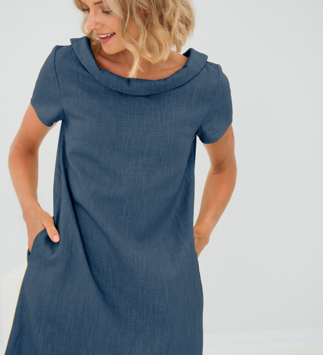 ANIKA - Schlichtes Leinenkleid