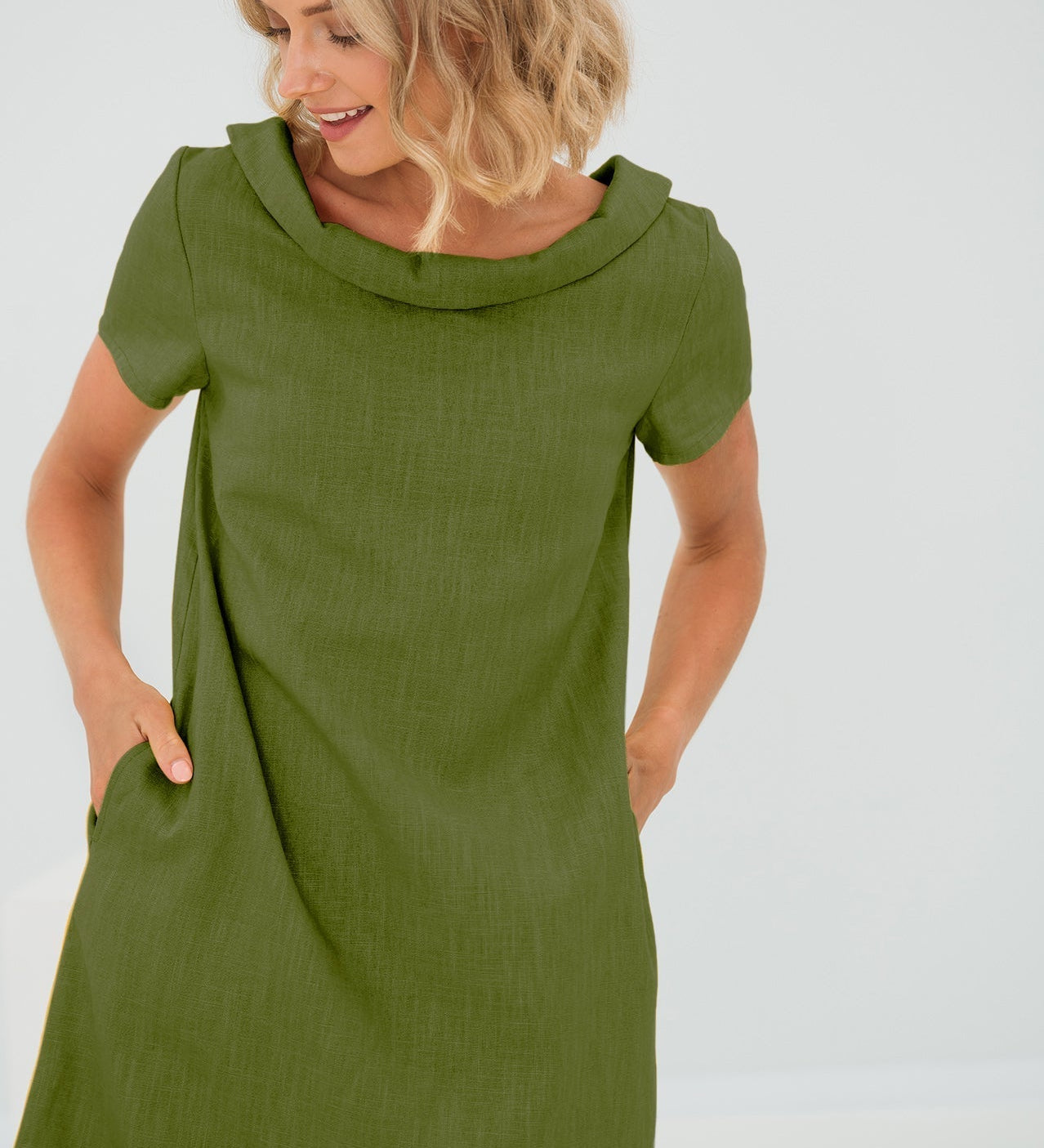 ANIKA - Schlichtes Leinenkleid