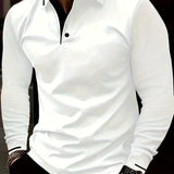 MICHAEL - Elegantes Langarm-Polo