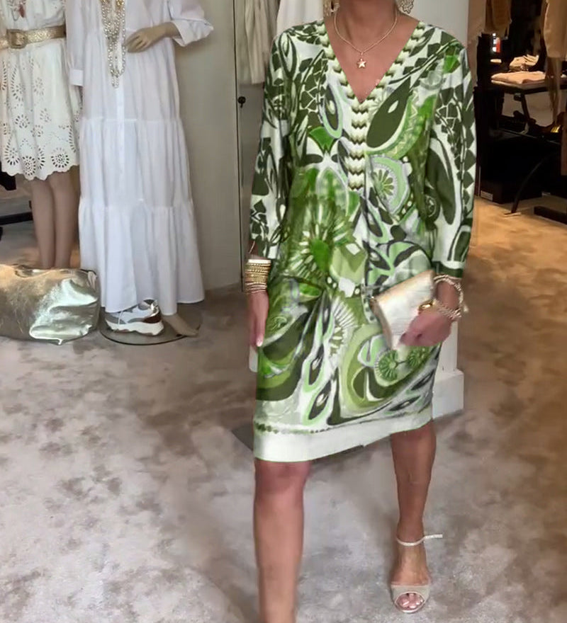 MARIANNE - Kleid mit Vintage-Print