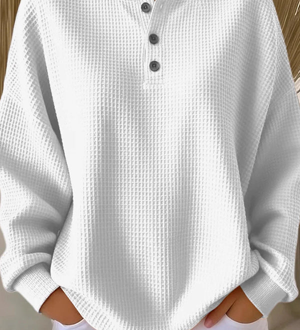 Carly - Strickjacke mit Waffel-Muster