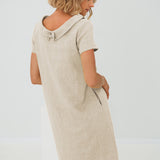 ANIKA - Schlichtes Leinenkleid