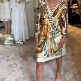 MARIANNE - Kleid mit Vintage-Print