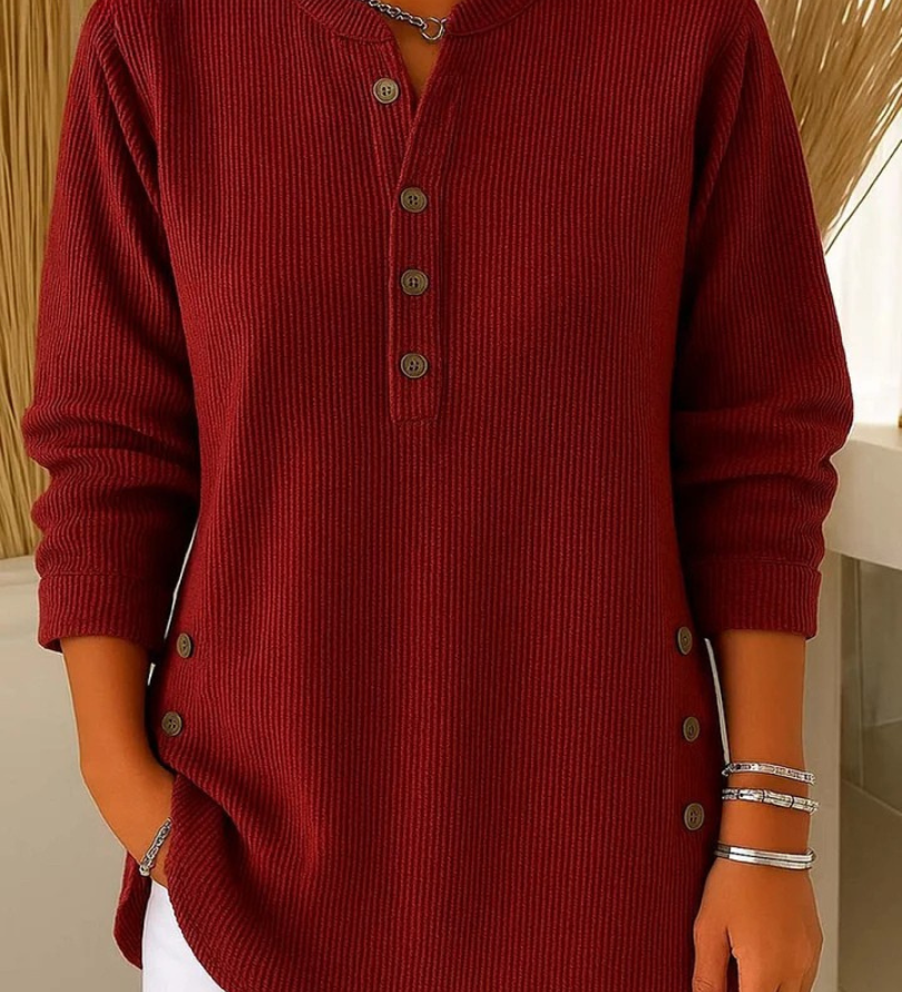 Eden - Henley-Tunika mit Knopfleiste