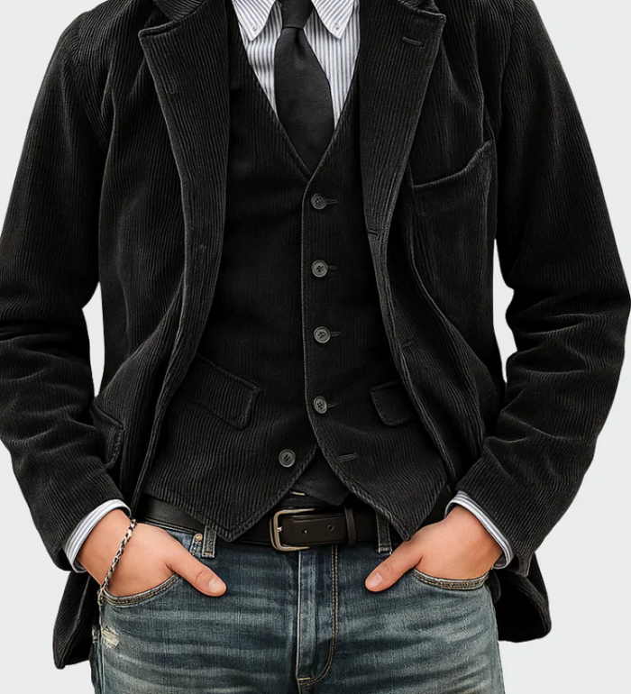 Tom - 2-teiliges Set: Blazer und Weste