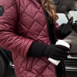 Selina - Elegante gesteppte Daunenjacke mit Kapuze