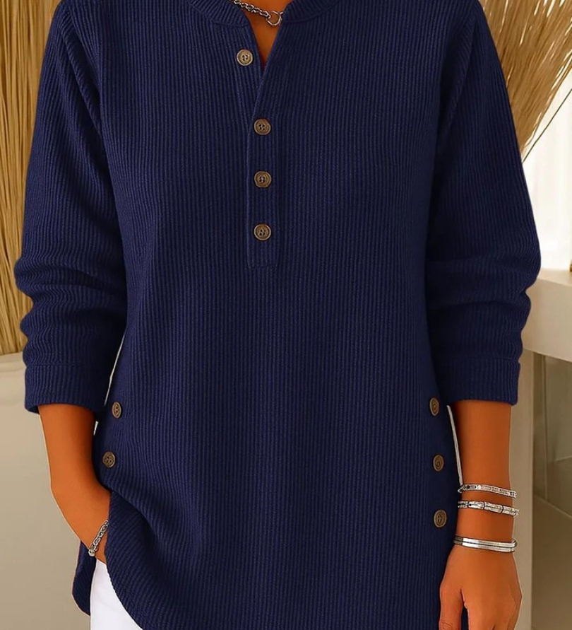 Eden - Henley-Tunika mit Knopfleiste