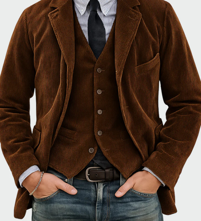 Tom - 2-teiliges Set: Blazer und Weste