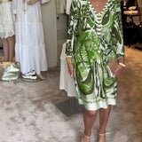 MARIANNE - Kleid mit Vintage-Print