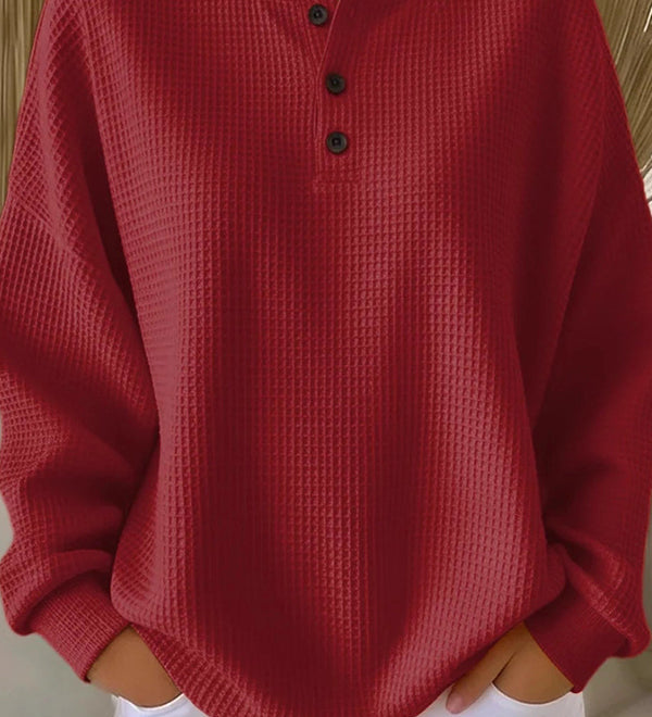 Carly - Strickjacke mit Waffel-Muster