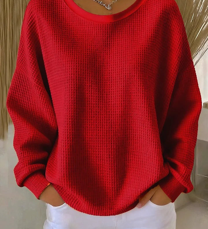 Elora - Texturiertes Sweatshirt