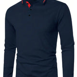 MICHAEL - Elegantes Langarm-Polo