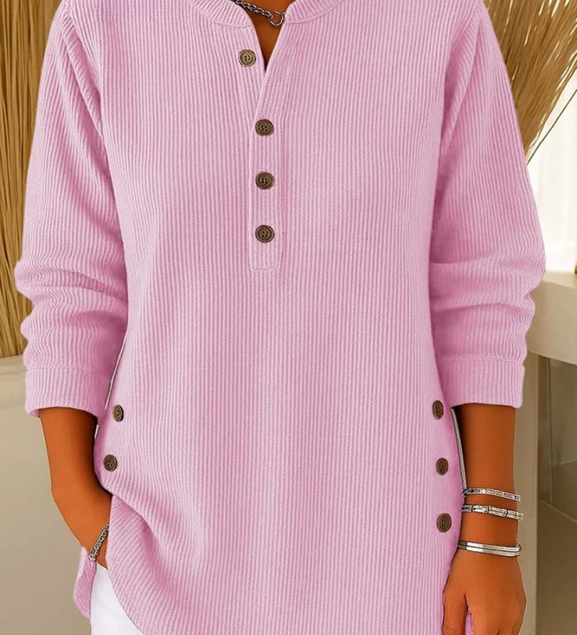 Eden - Henley-Tunika mit Knopfleiste