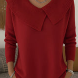 Lucia - Warmer Pullover mit weichem Kragen
