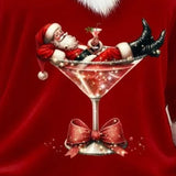 🎅✨ Melanie - Weihnachtsbluse mit Eleganz, Wärme und einem Hauch von festlichem Charme!