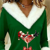 🎅✨ Melanie - Weihnachtsbluse mit Eleganz, Wärme und einem Hauch von festlichem Charme!