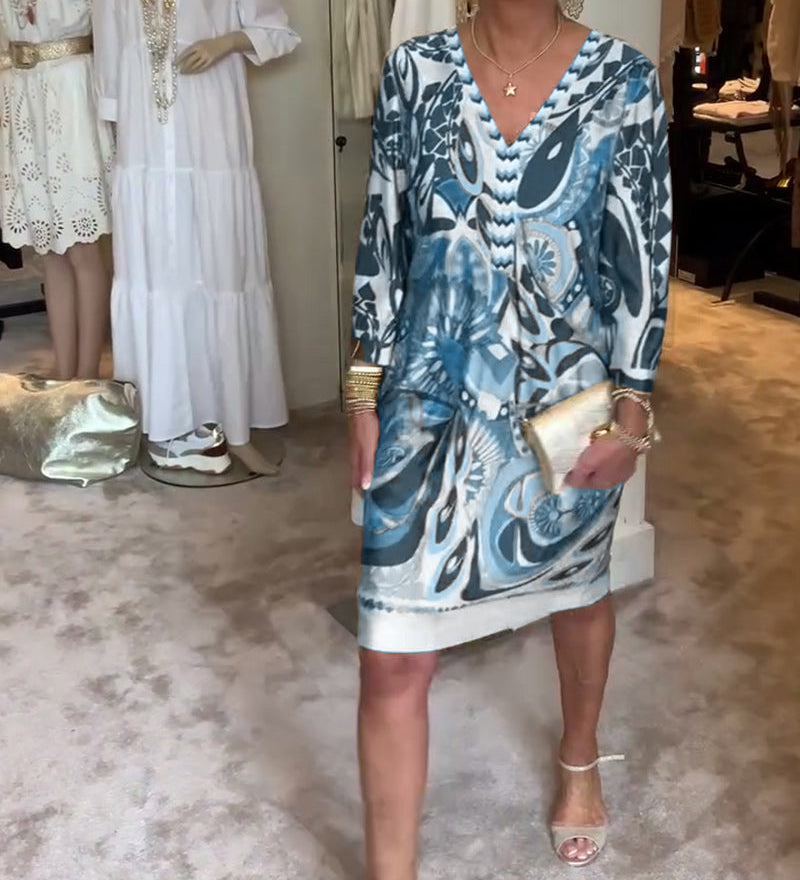 MARIANNE - Kleid mit Vintage-Print