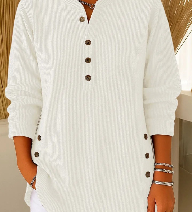 Eden - Henley-Tunika mit Knopfleiste