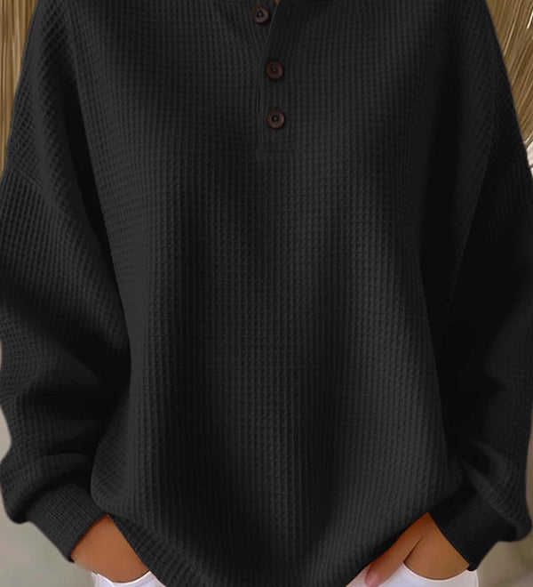 Carly - Strickjacke mit Waffel-Muster