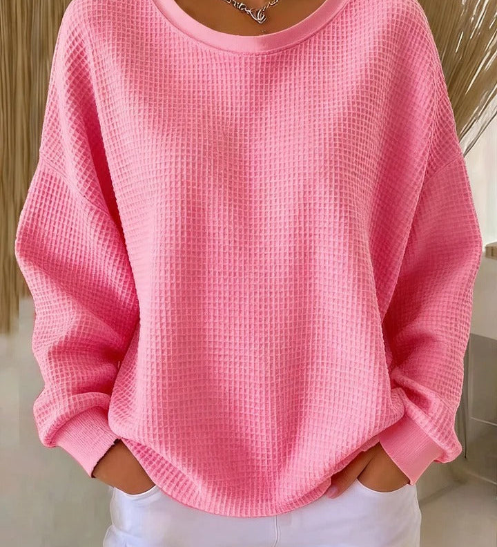 Elora - Texturiertes Sweatshirt