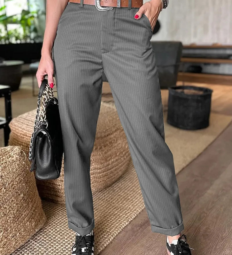 MATHILDA - STREIFEN ANZUGHOSEN