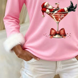 🎅✨ Melanie - Weihnachtsbluse mit Eleganz, Wärme und einem Hauch von festlichem Charme!