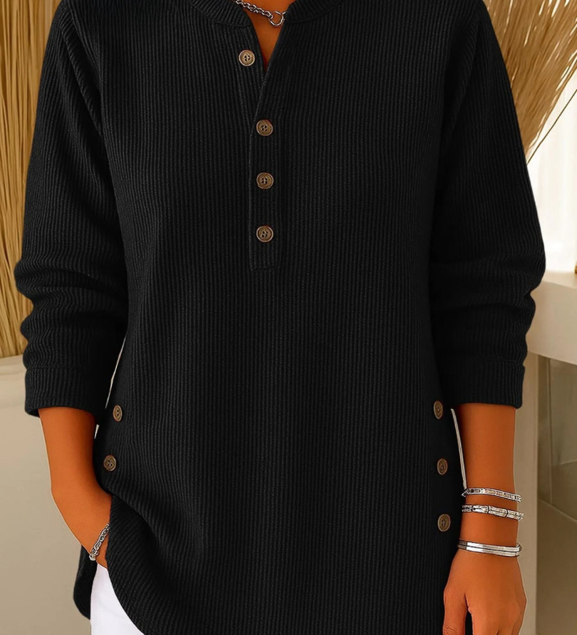 Eden - Henley-Tunika mit Knopfleiste