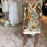 MARIANNE - Kleid mit Vintage-Print