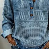 Gwen - Moderner Halbbrustpullover – Chic Denim-Stil