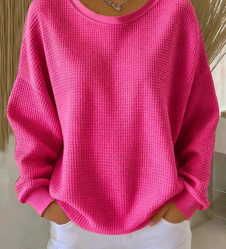 Elora - Texturiertes Sweatshirt