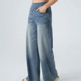 SILVIA - Komfort-Jeans mit hoher Taille und weitem Schnitt