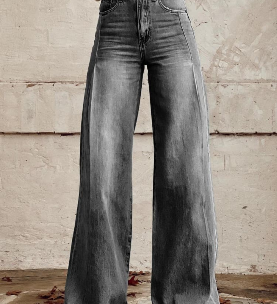 ÉLISE - Klassische Hose mit weitem Bein