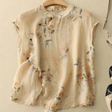 MARA - Vintage Bestickte Bluse