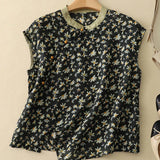 MARA - Vintage Bestickte Bluse
