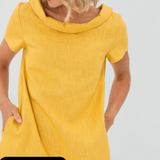 ANIKA - Schlichtes Leinenkleid