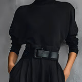 Maria – Set mit Rollkragen und geraden Hosen