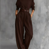 Maria – Set mit Rollkragen und geraden Hosen