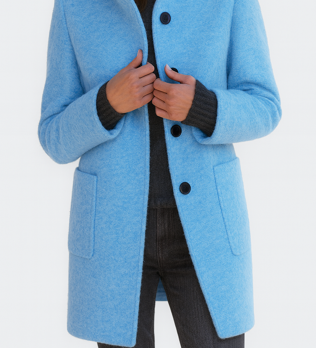 LIDIA - Jacke mit hohem Kragen aus Wollmischung