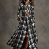 Giulietta - Maxikleid mit Karomuster