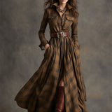 Giulietta - Maxikleid mit Karomuster