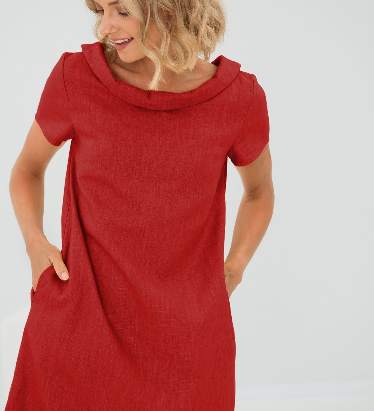 ANIKA - Schlichtes Leinenkleid