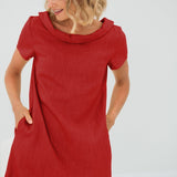 ANIKA - Schlichtes Leinenkleid