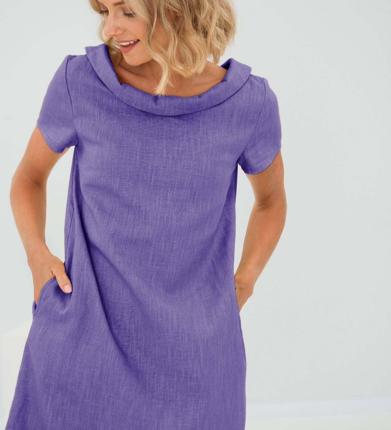 ANIKA - Schlichtes Leinenkleid