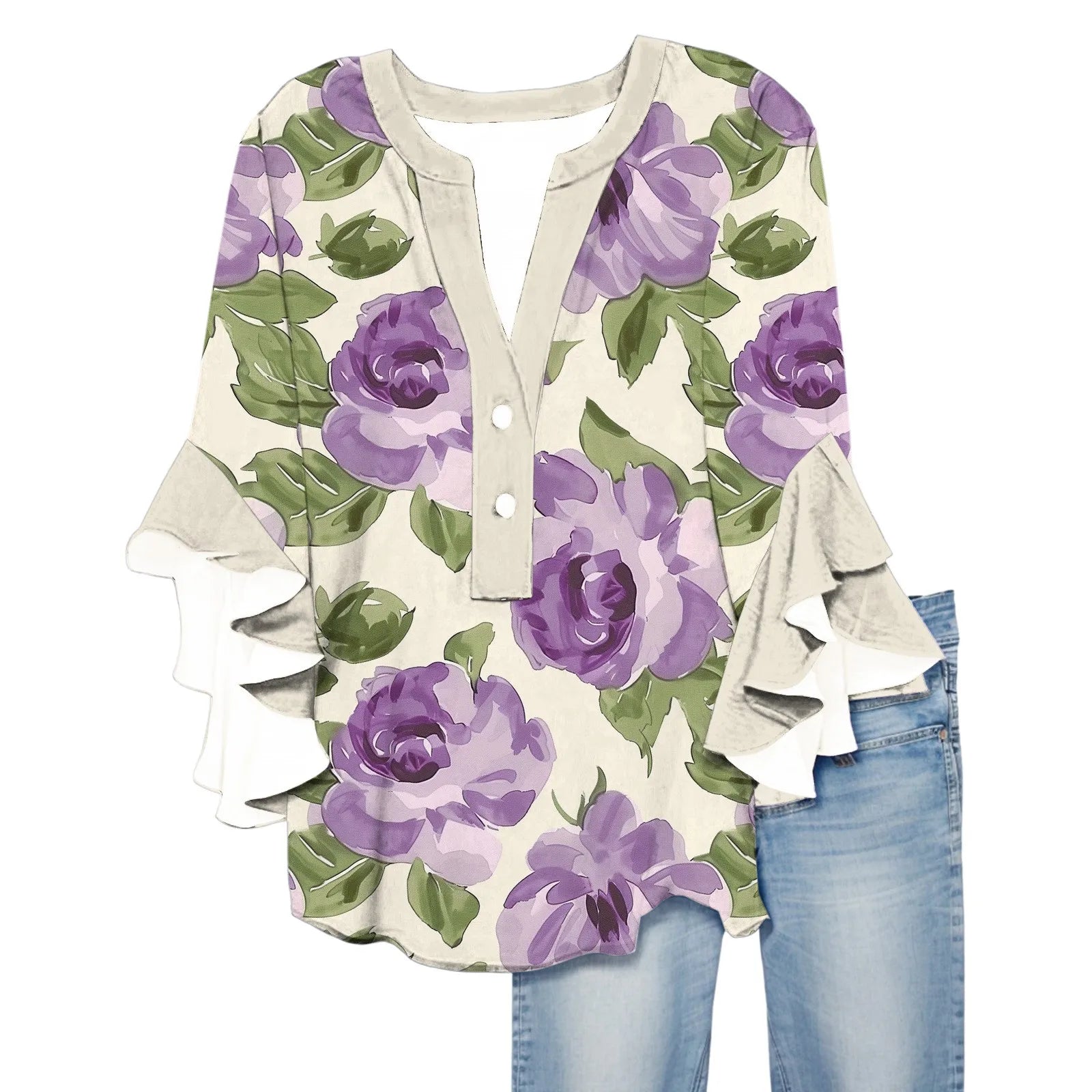 EVELINA - Leichte Tagesbluse