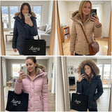 Marylin – Warmer Wintermantel mit Pelzfutter