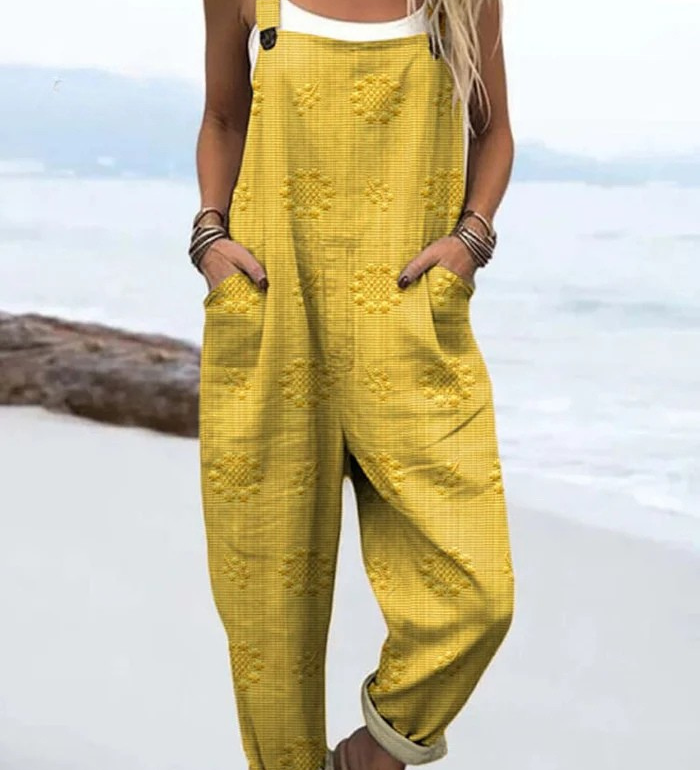 Petra - Vintage Lässiger Overall